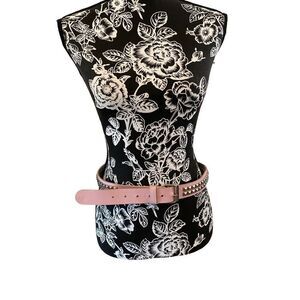Tilt Y2K Pyramid Studded Pink Belt Grunge Punk Goth Gothic Vintage Alternative